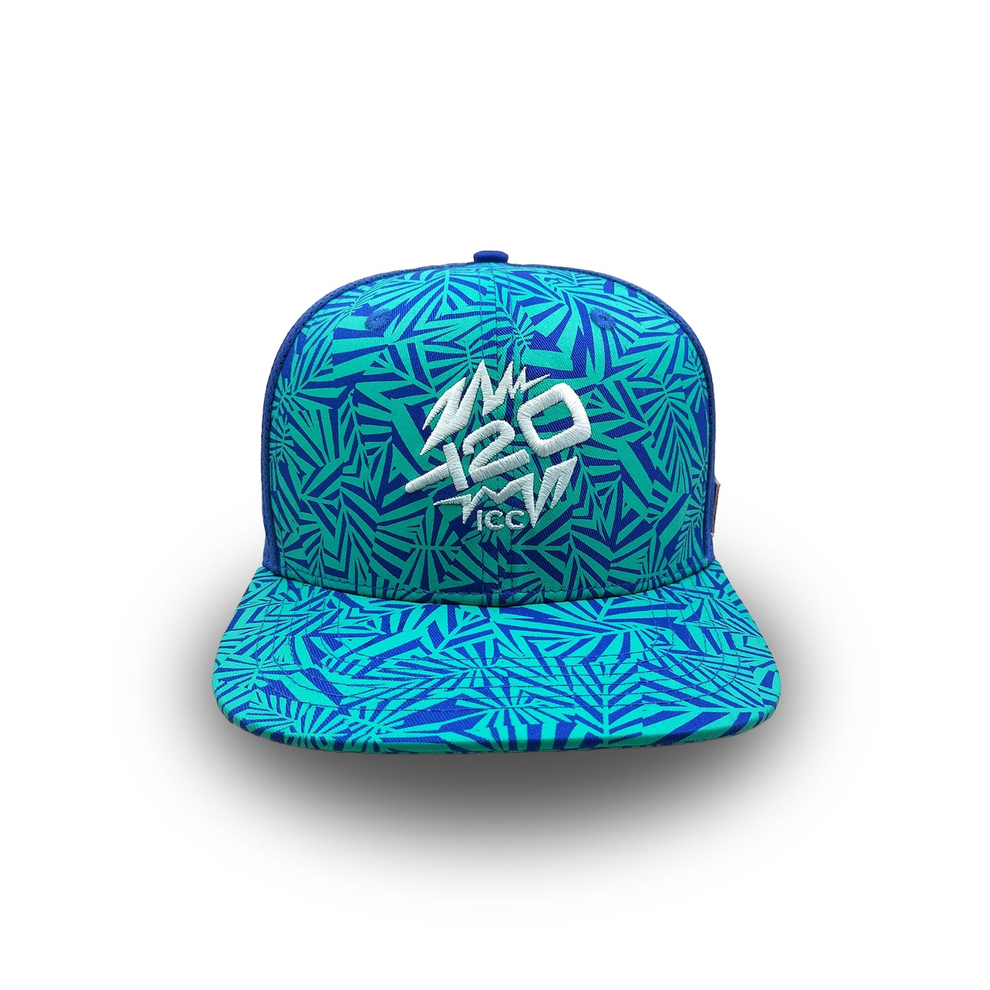 ICC T20 World Cup Zig Zag Mint & Electric Blue Cap - West Indies & USA 2024 Edition