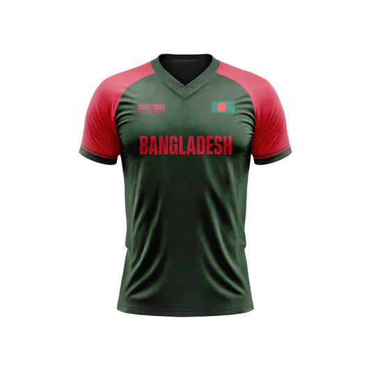 ICC Champions Trophy 2025 Bangladesh Green Jersey T-shirt