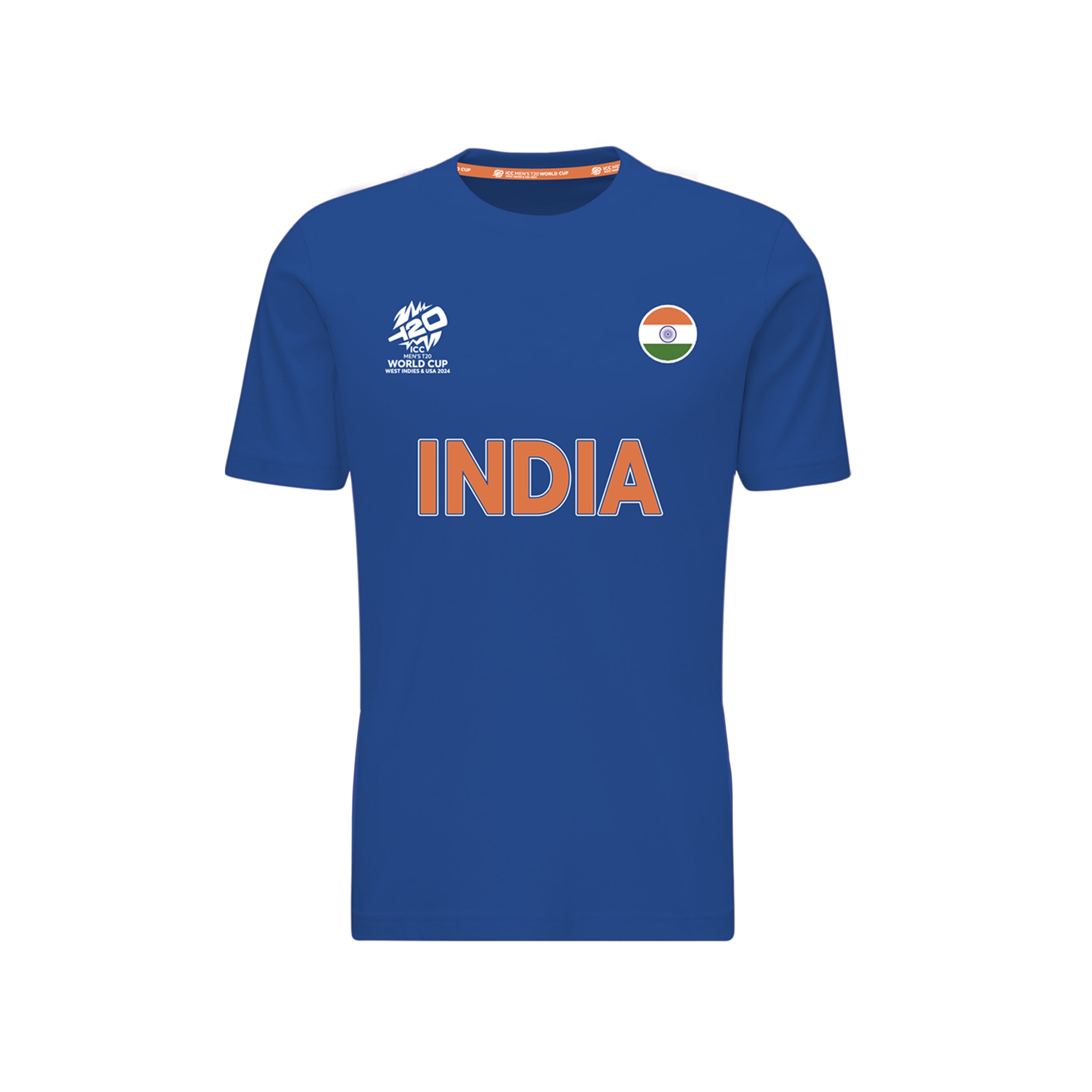 ICC T20 India Cricket Country Jersey Blue T-shirt – ICC Cricket