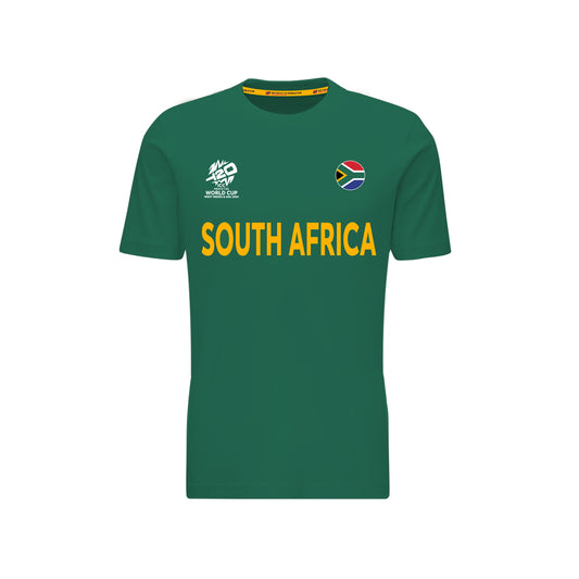 🎁 ICC T20 South Africa Cricket Country Jersey Green T-shirt (100% off)