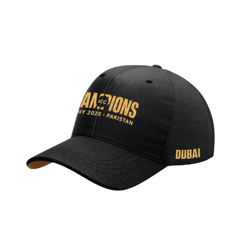 ICC Champions Trophy 2025 Dubai Black cap