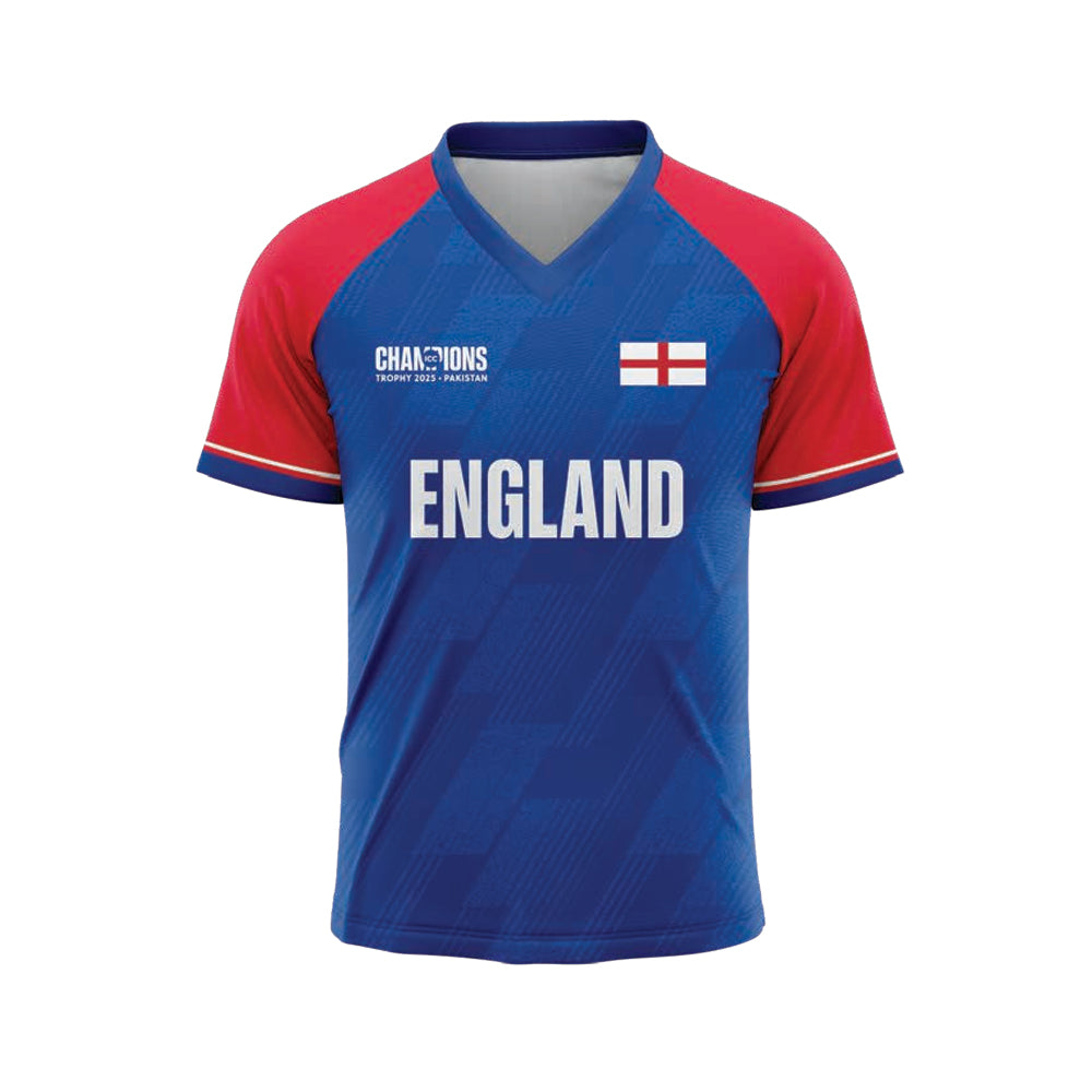 ICC Champions Trophy 2025 England Blue Jersey T-shirt