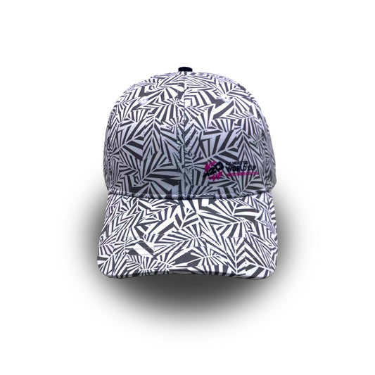 🎁 ICC T20 World Cup AOP White & Grey Zig Zag Pattern Cap - West Indies & USA 2024 Edition (100% off)