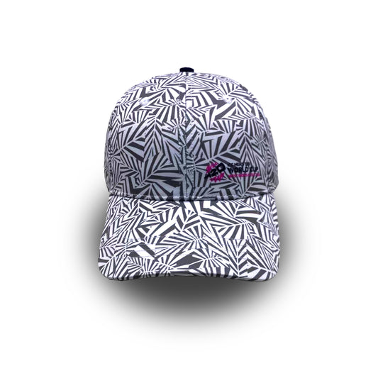 ICC T20 World Cup AOP White & Grey Zig Zag Pattern Cap - West Indies & USA 2024 Edition
