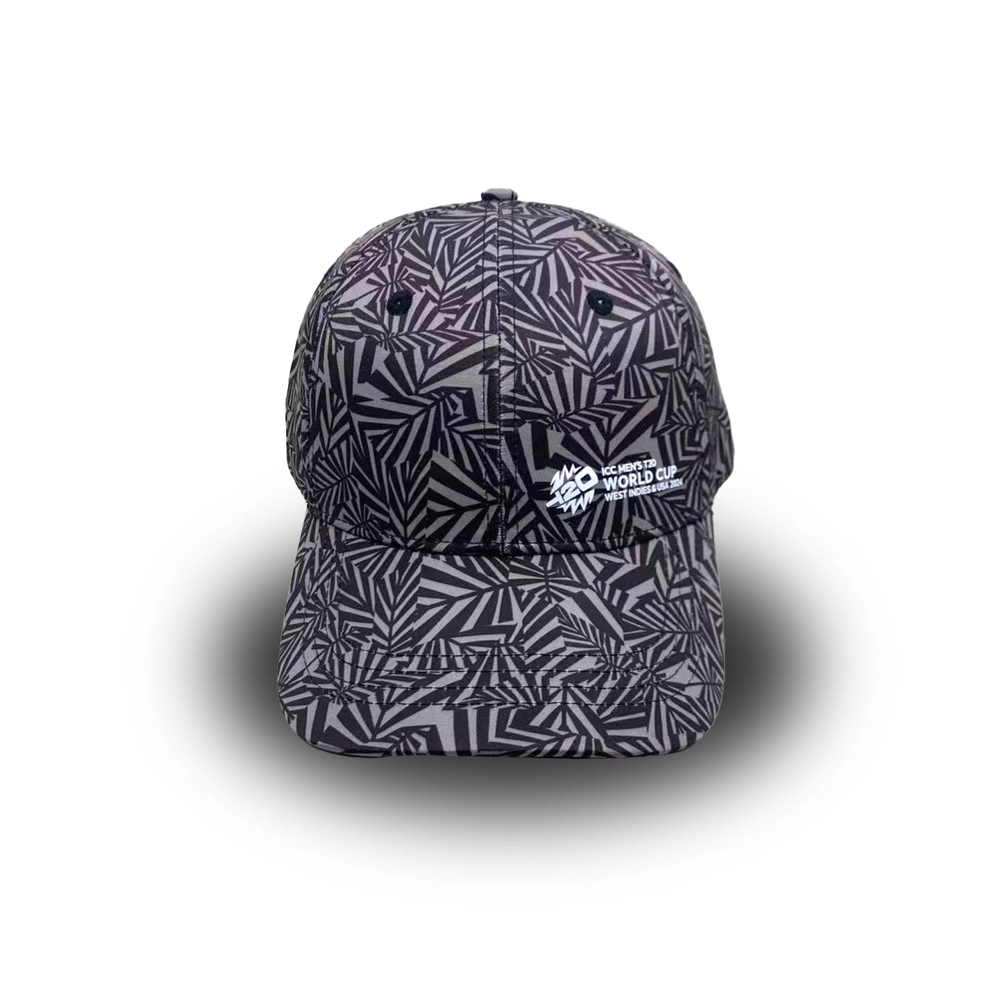 🎁 ICC T20 World Cup AOP Black & Grey Zig Zag Pattern Cap - West Indies & USA 2024 Edition (100% off)