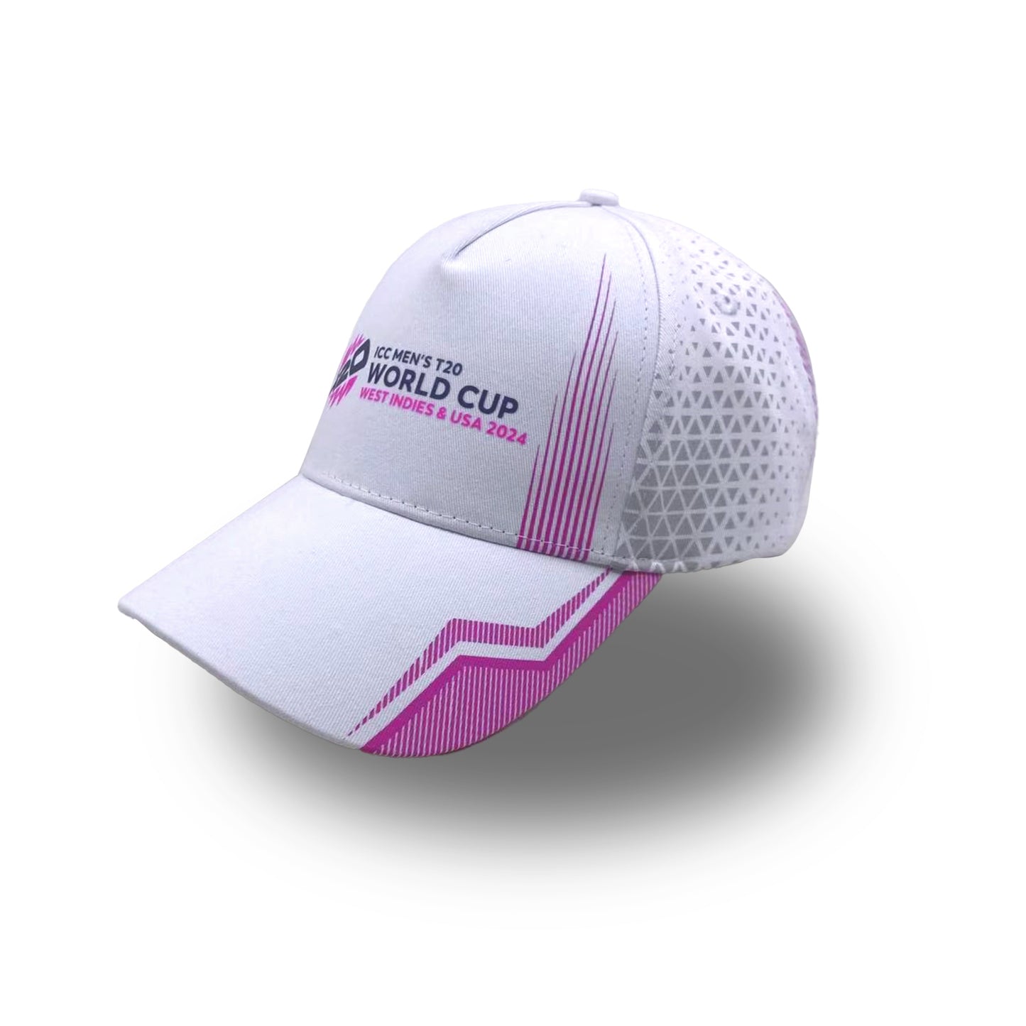 ICC T20 World Cup White Sport Cap -  West Indies & USA 2024 Edition