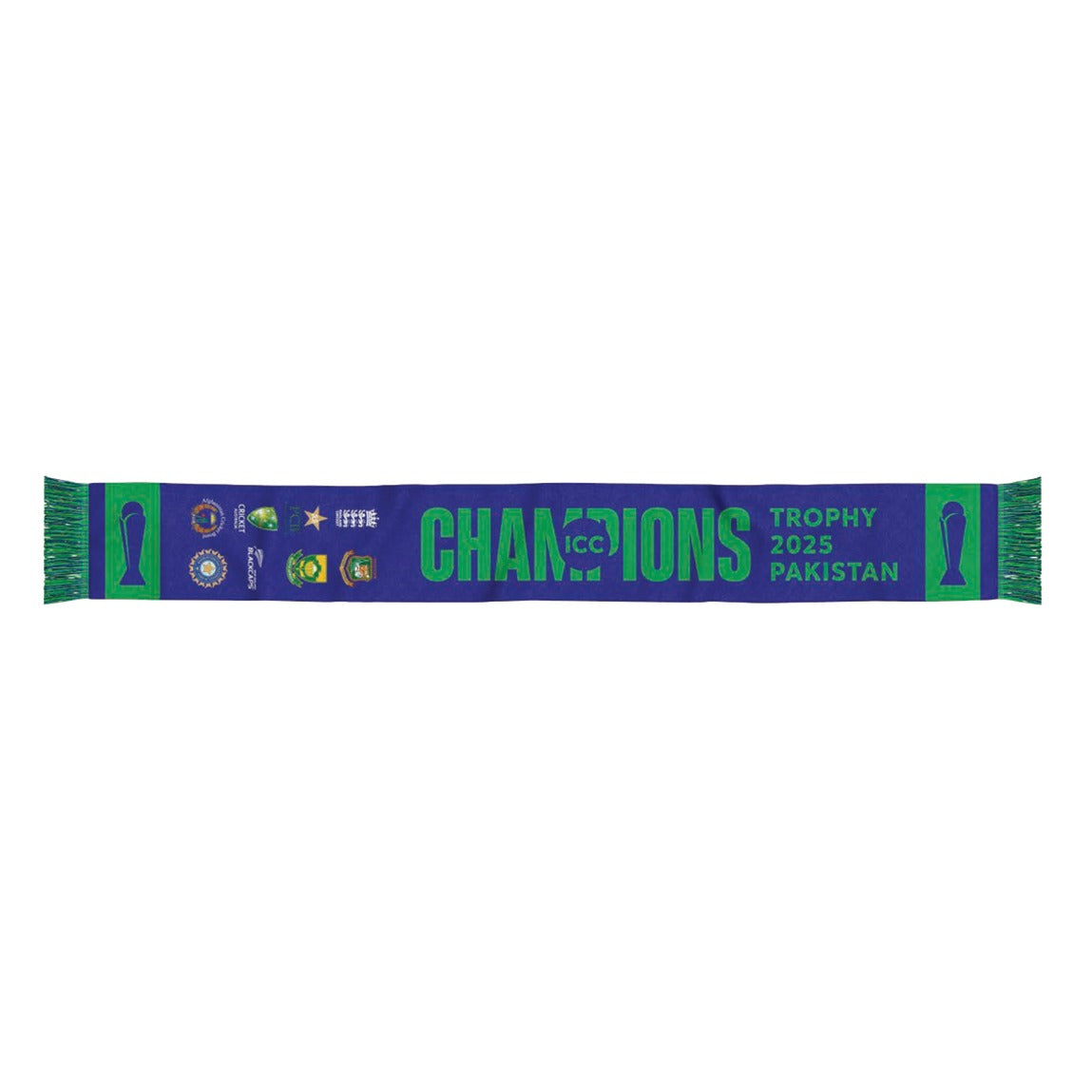 ICC Champions Trophy 2025 All Nations Multicolor Scarf