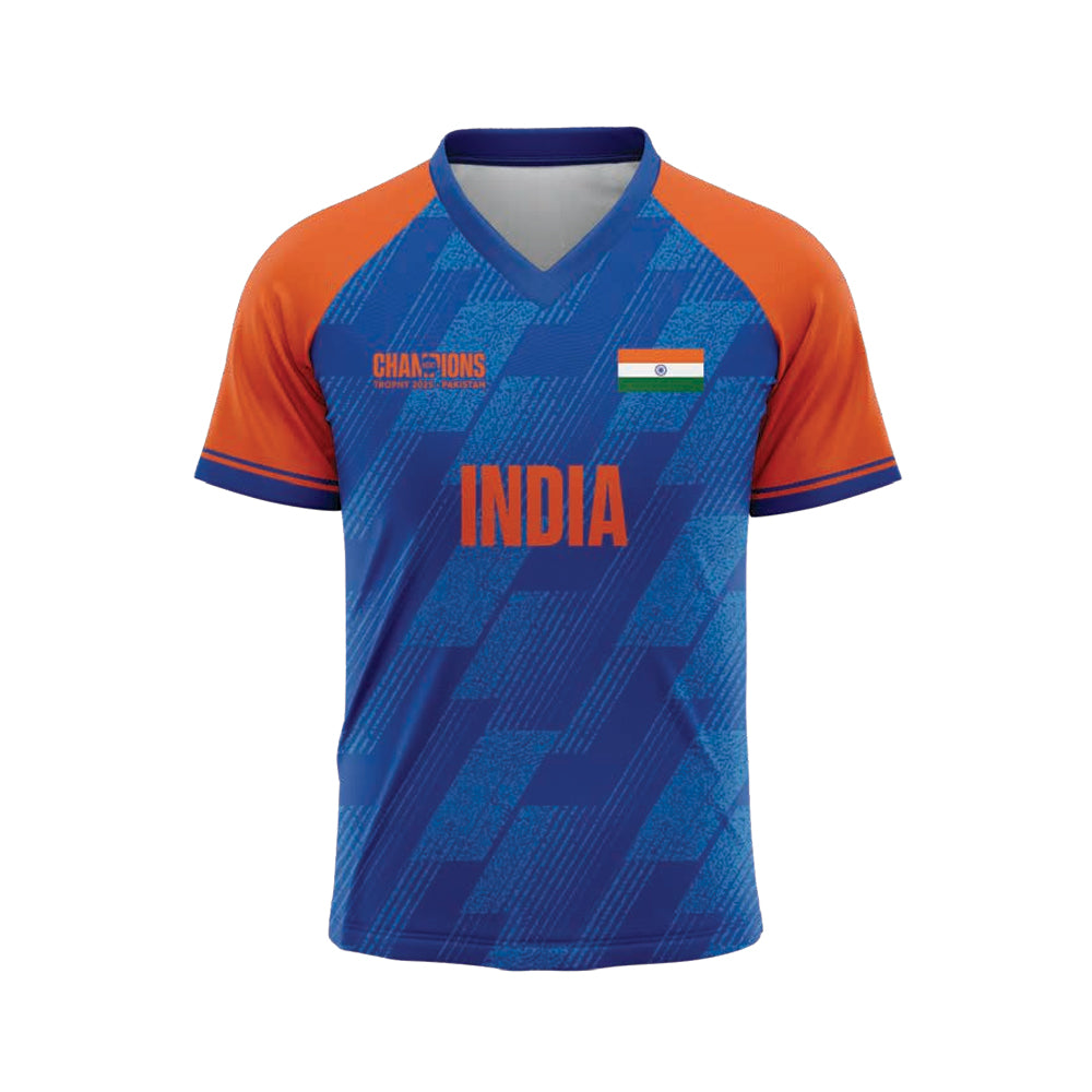 ICC Champions Trophy 2025 India Royal Blue Jersey T-shirt