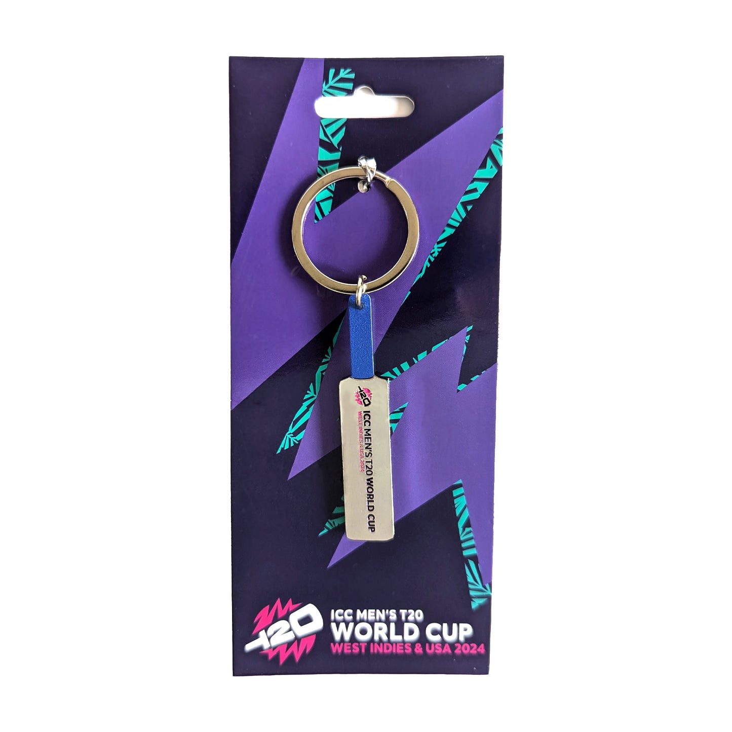 ICC T20 World Cup Multicolor Bat Keyring