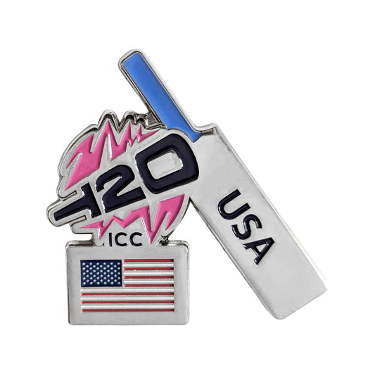 ICC T20 World Cup USA Bat Multicolor Magnet