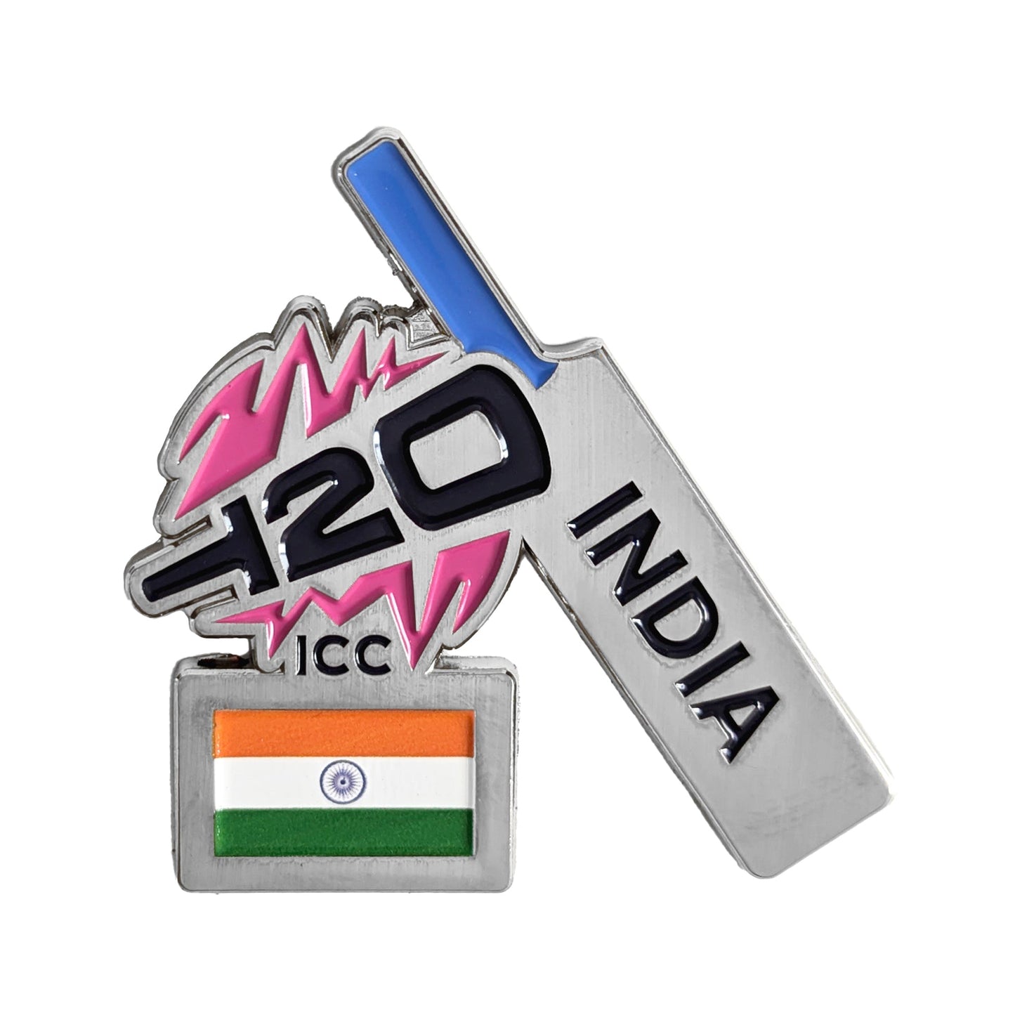 🎁 ICC T20 World Cup India Bat Multicolor Magnet (100% off)