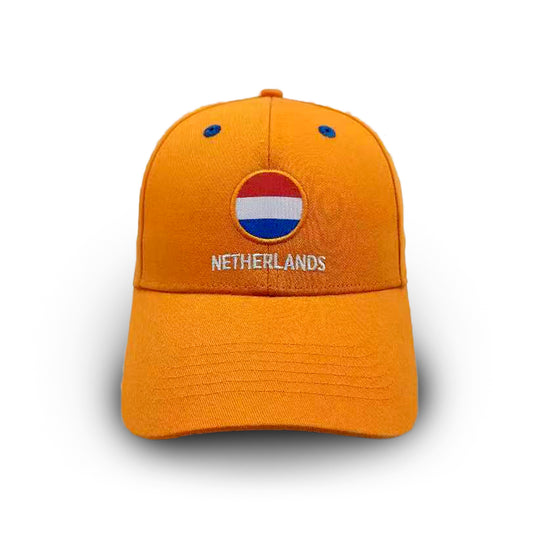 ICC T20 World Cup Netherlands Flag Orange Cap