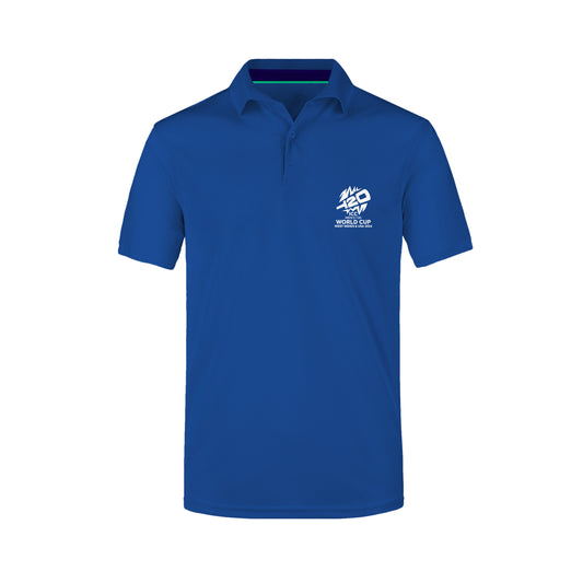 ICC T20 World Cup Men Blue Polo