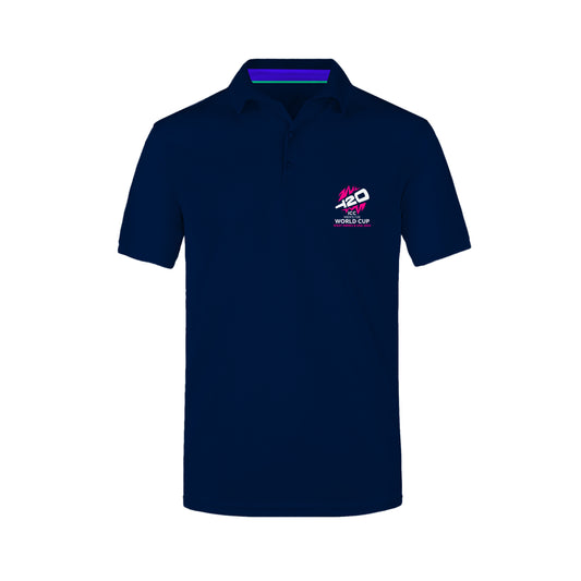 ICC T20 World Cup Men Navy Polo