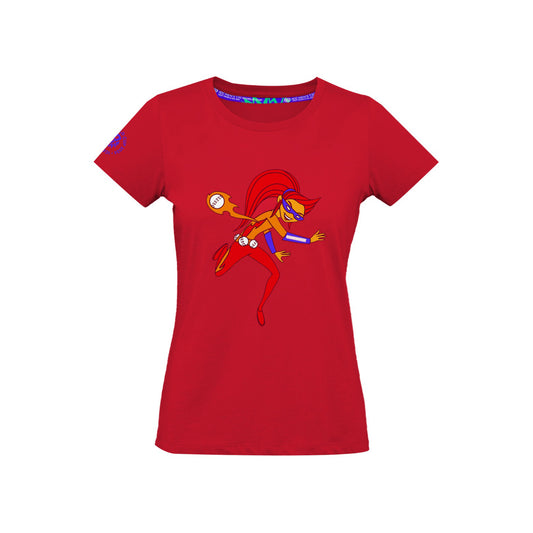 Blaze Women's Red T-shirt -  ICC Men's T20 World Cup West Indies & USA 2024 Edition