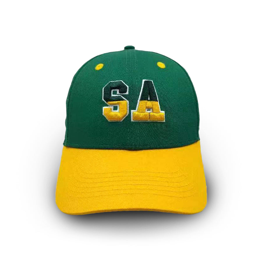 🎁 ICC T20 World Cup South Africa SA Green yellow Hat (100% off)